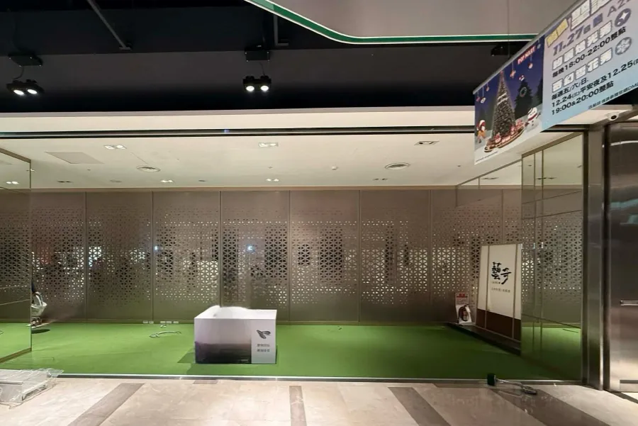 oyan奧揚地毯-台南南紡百貨展覽地毯施工1